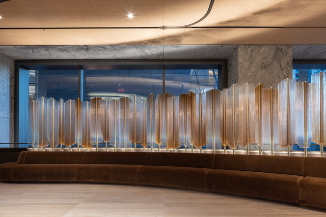 Brushstrokes in Glass